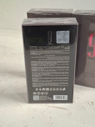 Ca 15x eau de parfum Afnan, Pm9 Rebel