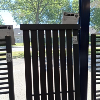 Designradiator, HR Badmeubelen, Giro-E, grafit matt
