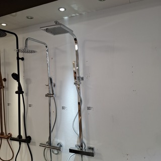 Regendoucheset Sanisplash, Squaro, chroom