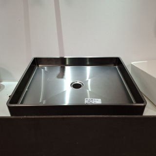 Wastafel Xenz, gun metal