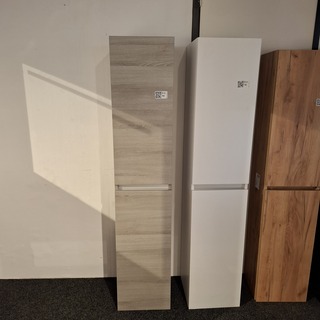 Hoge kast, HR Badmeubelen, grijs essen