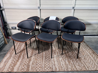 6x Eetkamerstoel Walnoot, Housecraft Living