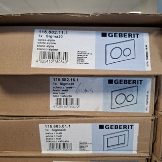 Ca. 19x Bedieningspaneel, Grohe, diverse producten