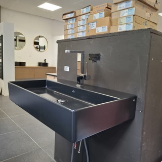 Wastafelkraan, Villeroy &  Boch, Plus, mat zwart
