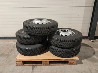 5x All Season Banden met velg, Bridgestone, Duravis All Season 225/75