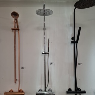 Regendoucheset Xenz, Cinca, chroom