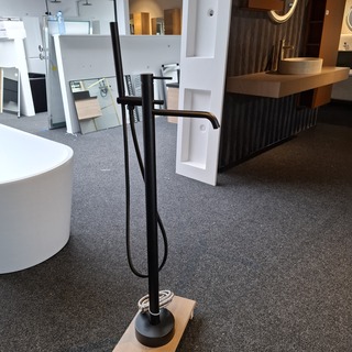 Vrijstaande badkraan, Allibert, Avery, mat zwart