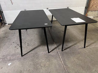 2x Eettafel Fabio zwart 180 x 90 cm, HOUSECRAFT LIVING
