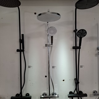 Regendoucheset HSK, chroom