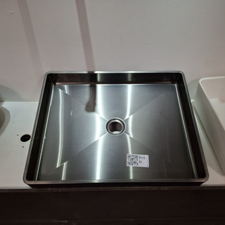 Wastafel Xenz, gun metal