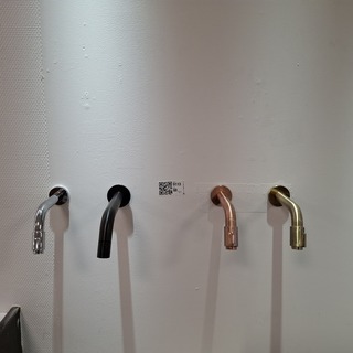 4x Fonteinkraan, inbouw