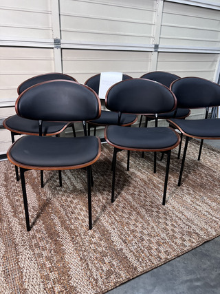6x Eetkamerstoel Walnoot, Housecraft Living