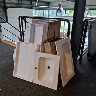 9x Wastafel