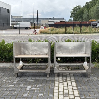 2x Werktafel | RVS