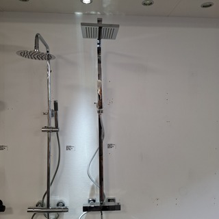 Regendoucheset Sanisplash, Squaro, chroom