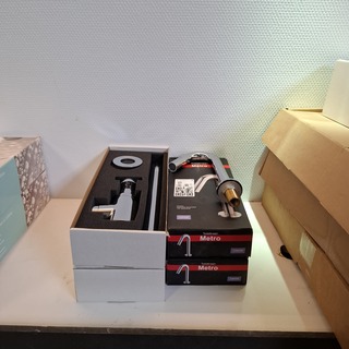 2x  Fonteinkraan + designsifon