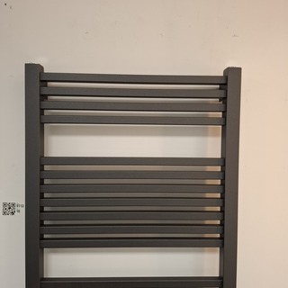 Designradiator HR badmeubelen, Recta, light graphite mat