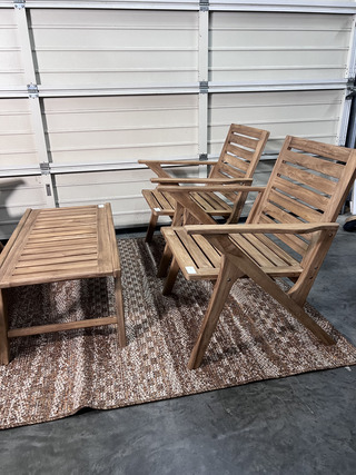 Loungeset Odin Teak, Raw Materials