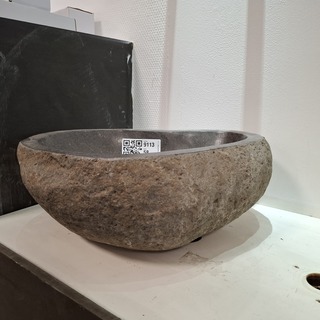 Waskom Riverstone, brons/antraciet
