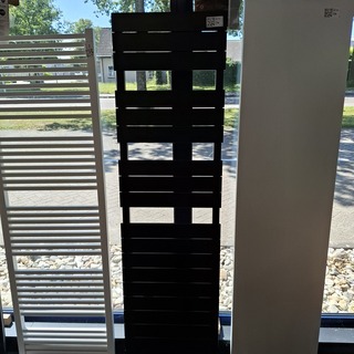 Designradiator, Sani4all, Deko light, mat zwart