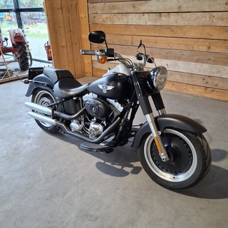 Motor, Harley Davidson, FLSTFB Fat Boy Special, Zwart, 2014