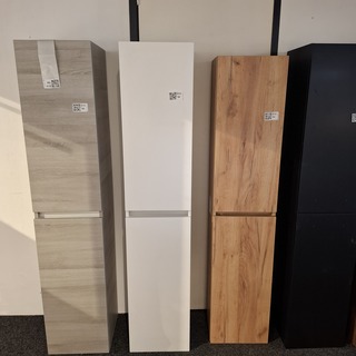 Hoge kast, HR Badmeubelen, mat wit