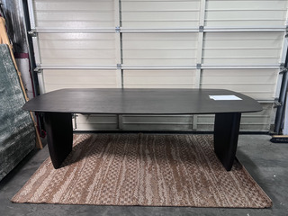 Deens ovale tafel | Massief eiken, Noga Design, Syko, Donkerbruin
