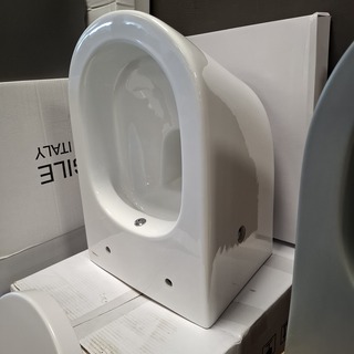 Wandcloset + wc-douche, Korver, Vesta, wit