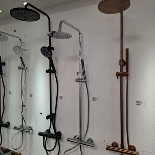 Regendoucheset Sanisplash, chroom