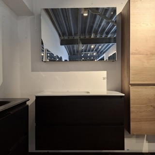 Badmeubel Arcqua, Ridge, black oak