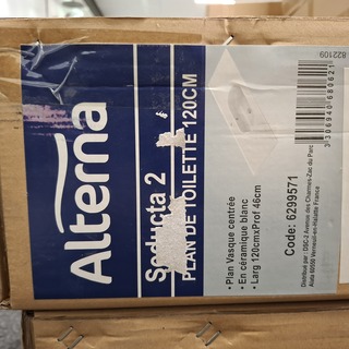 9x Wastafel, Alterna, wit