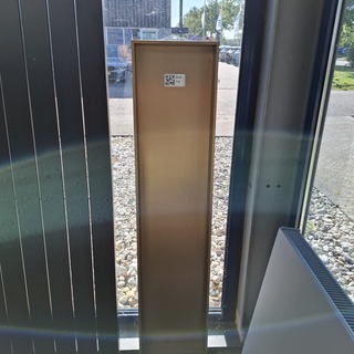 Inbouwnis Looox, geborsteld goud