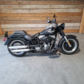 Motor, Harley Davidson, FLSTFB Fat Boy Special, Zwart, 2014