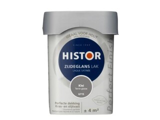 8x Lak zijdeglans Histor, perfect finish, klei, 250 ml