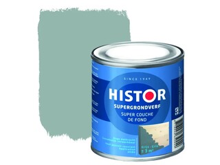 5x Supergrondverf Histor, perfect base, grijs, 250 ml