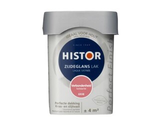 Ca. 20x Lak zijdeglans Histor, perfect finish, verbondenheid, 250 ml