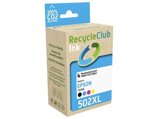 Ca. 10x Cartridges Recycleclub, t02w6, multicolor, compatibel met epso
