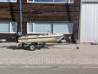 Boot met trailer, XXXL
