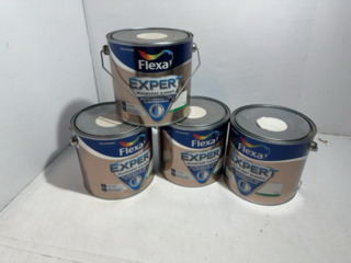 4x Muurverf binnen water-based 2.5l Flexa, expert