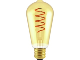 6x Led spiralflame st64 5w GP Lighting, e27