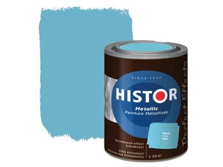 5x Muurverf Histor, perfect effect, metallic oceaan, 1 l