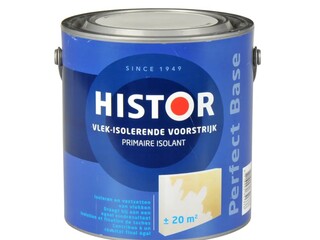 2x Voorstrijk vlek-isolerend Histor, perfect base, wit, 2,5 liter