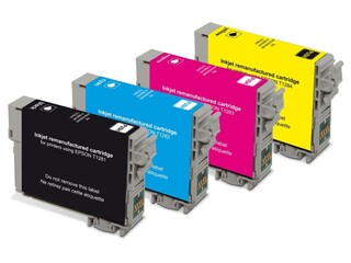 Ca. 11x Cartridges compatibel met epson t1285 Recycleclub, multipack,