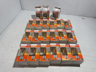 Ca. 21x Led lampen peer 4w Osram, e27, warmwit