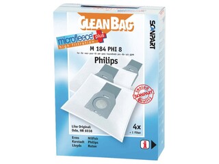 Ca. 10x Stofzuigerzakken Cleanbag, Philips Oslo hr6938, 4 stuks per do