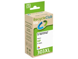 Ca. 15x Cartridges compatibel met HP 303 xl Recycleclub, multicolor
