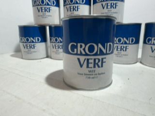 Ca. 11x Primer verfgrond 750 ml, wit