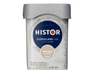 6x Lak zijdeglans Histor, perfect finish, belangrijk, 750 ml