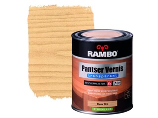 Ca. 10x Vernis acryl zijdeglans Rambo, pantser, blank, 750 ml