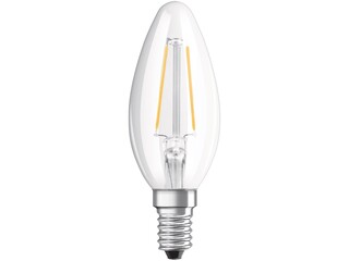 Ca. 10x Led lamp Osram, retrofit classic b, helder, 2.5w 827 e14